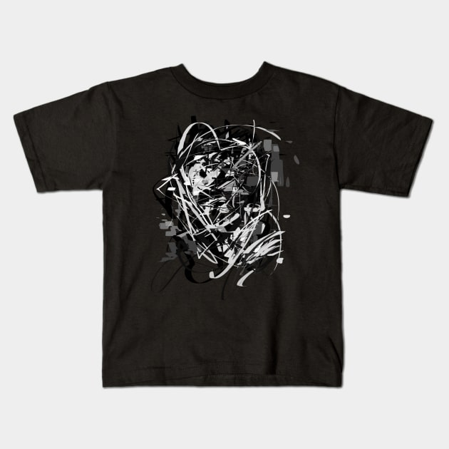 abstract - art structure Kids T-Shirt by Nikokosmos